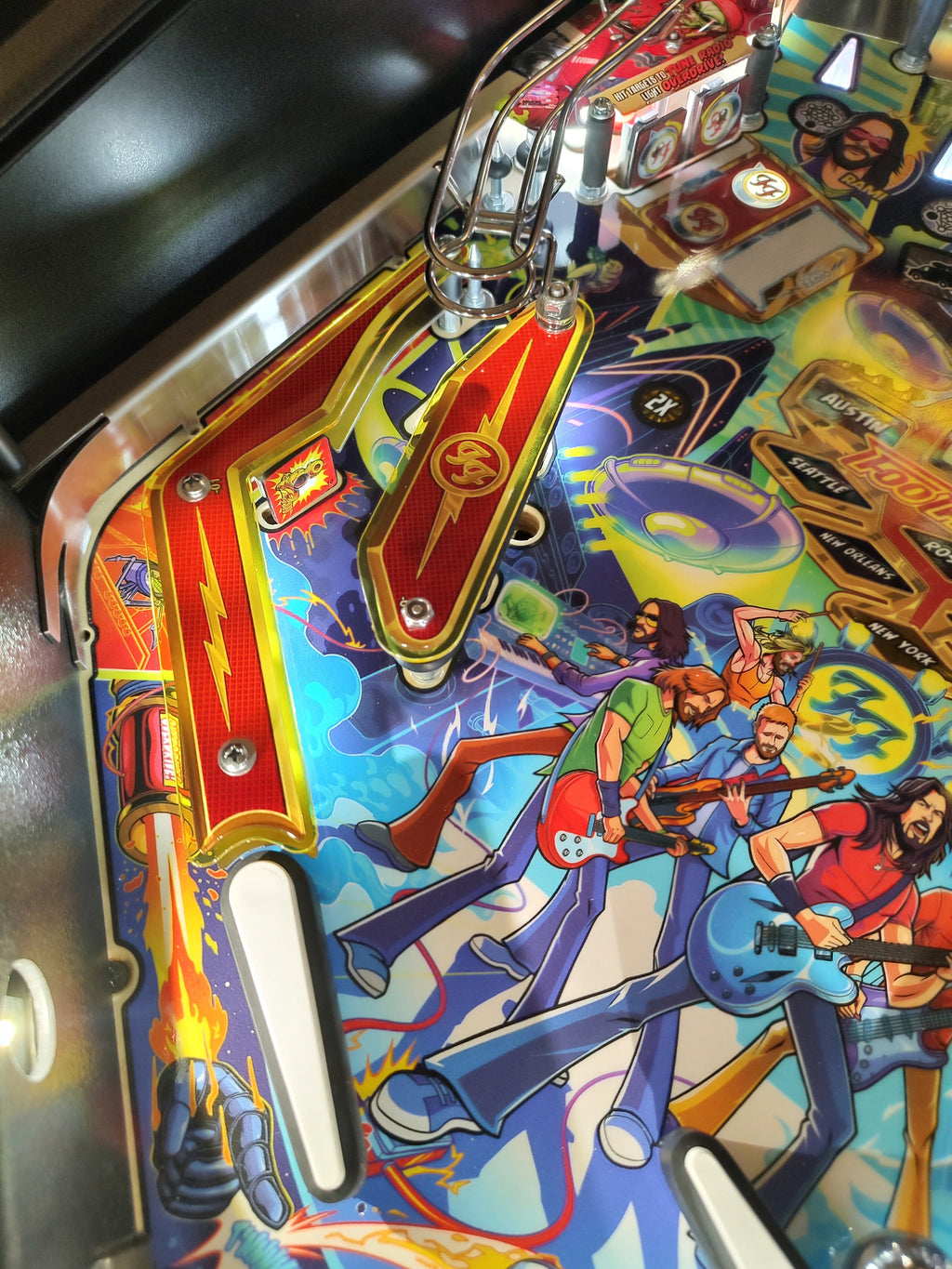 Foo Fighters Prem / LE Pinball Color Guard 8 Piece Protector Set