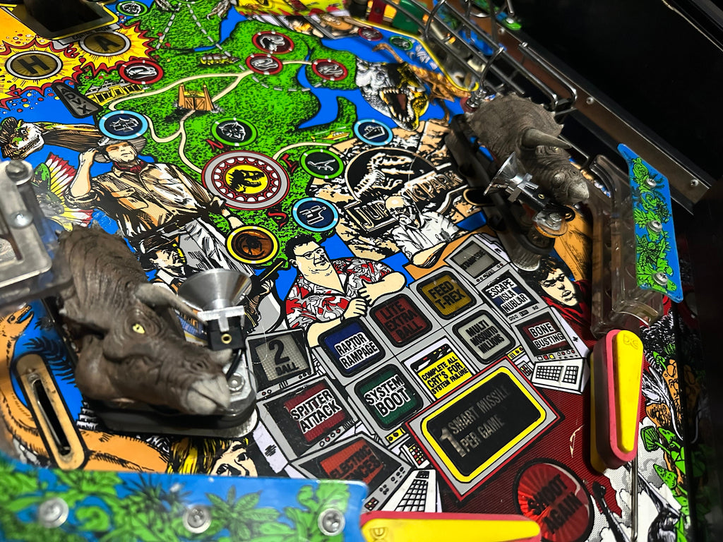 Data East Jurassic Park Slingshot Mod