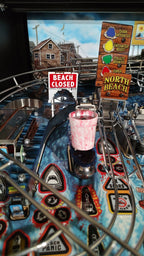 Jaws Pinball North Beach Closed Sign