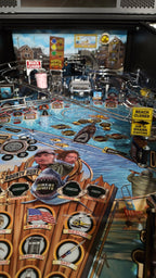 Jaws Pinball North Beach Closed Sign