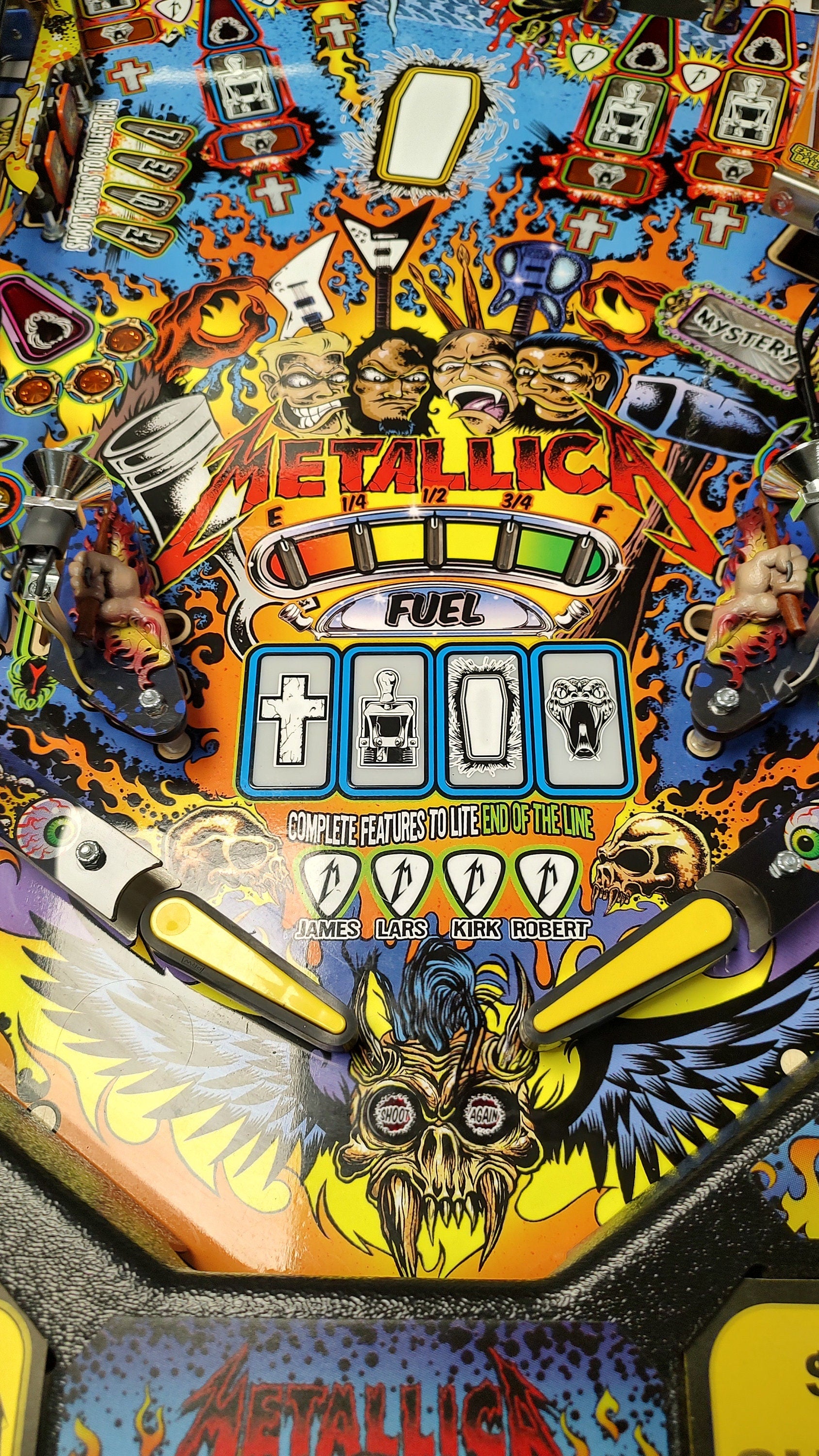 Metallica Pinball Slingshot Mod