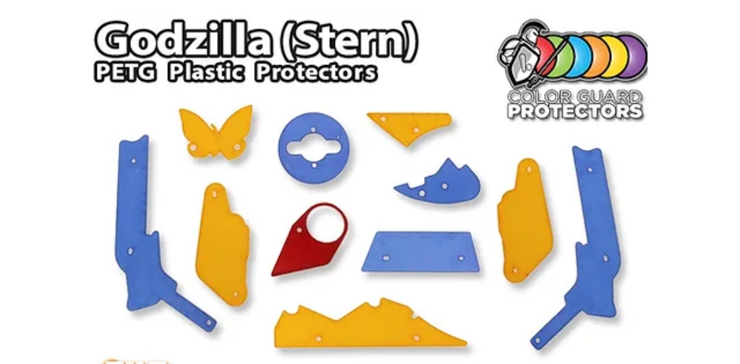 Godzilla 11 Piece Plastic Protector Set