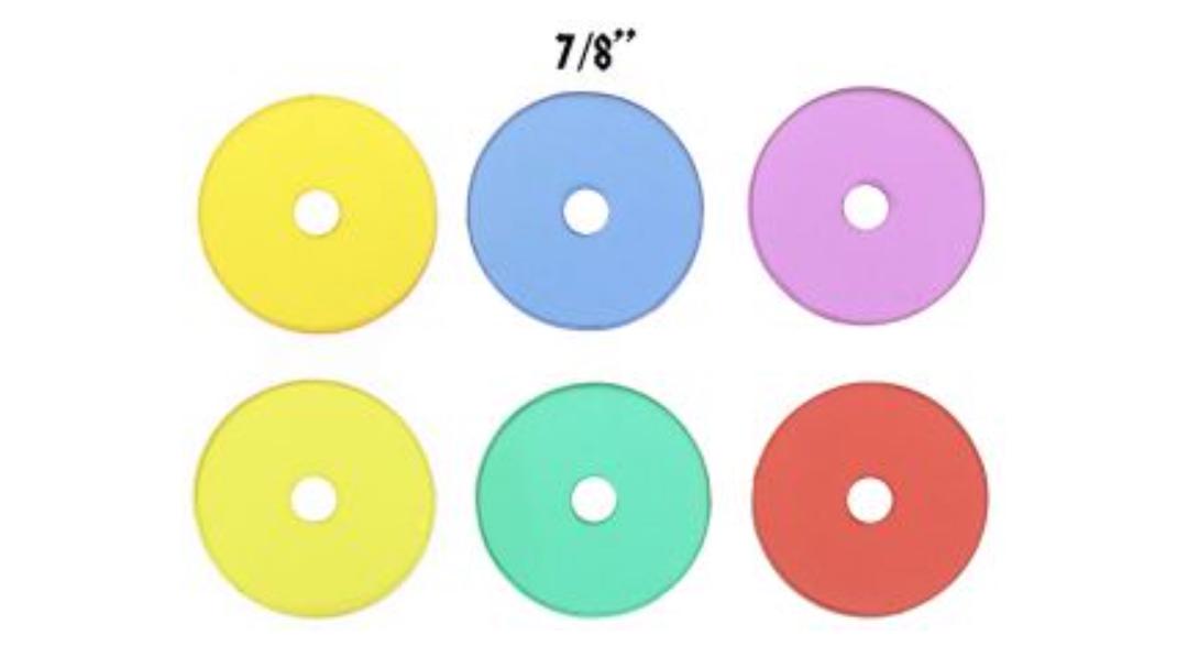 Color Guard Pinball Fender Washers