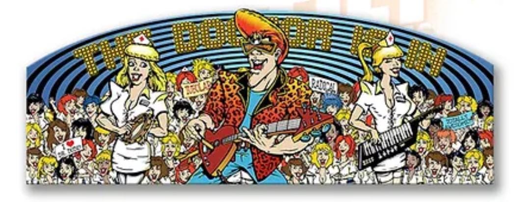DR. Dude Pinball Topper