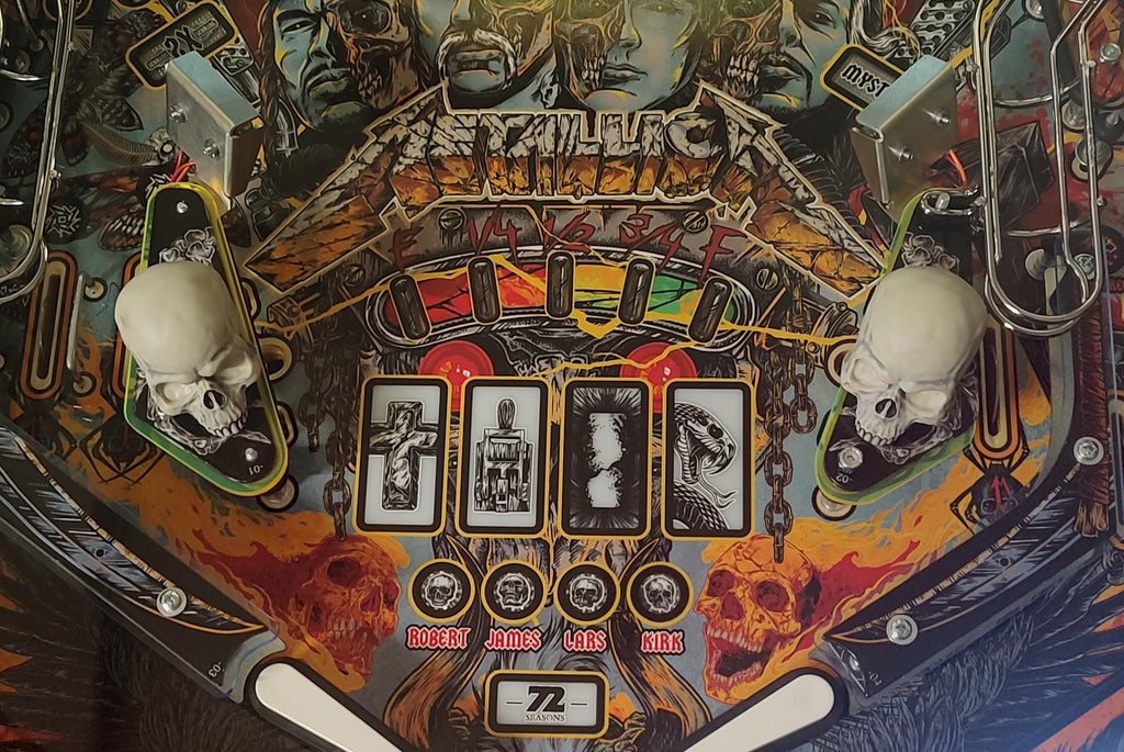 Metallica Remastered Fluorescent 4 Piece Set