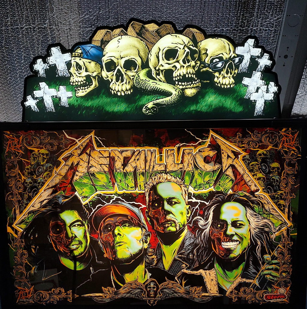 Stern Metallica Remastered Skull Topper