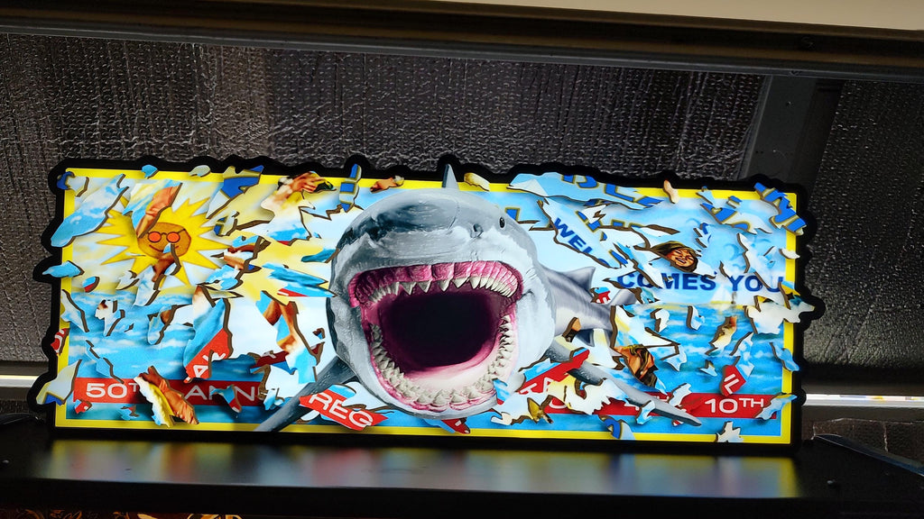 Stern Jaws Billboard Topper