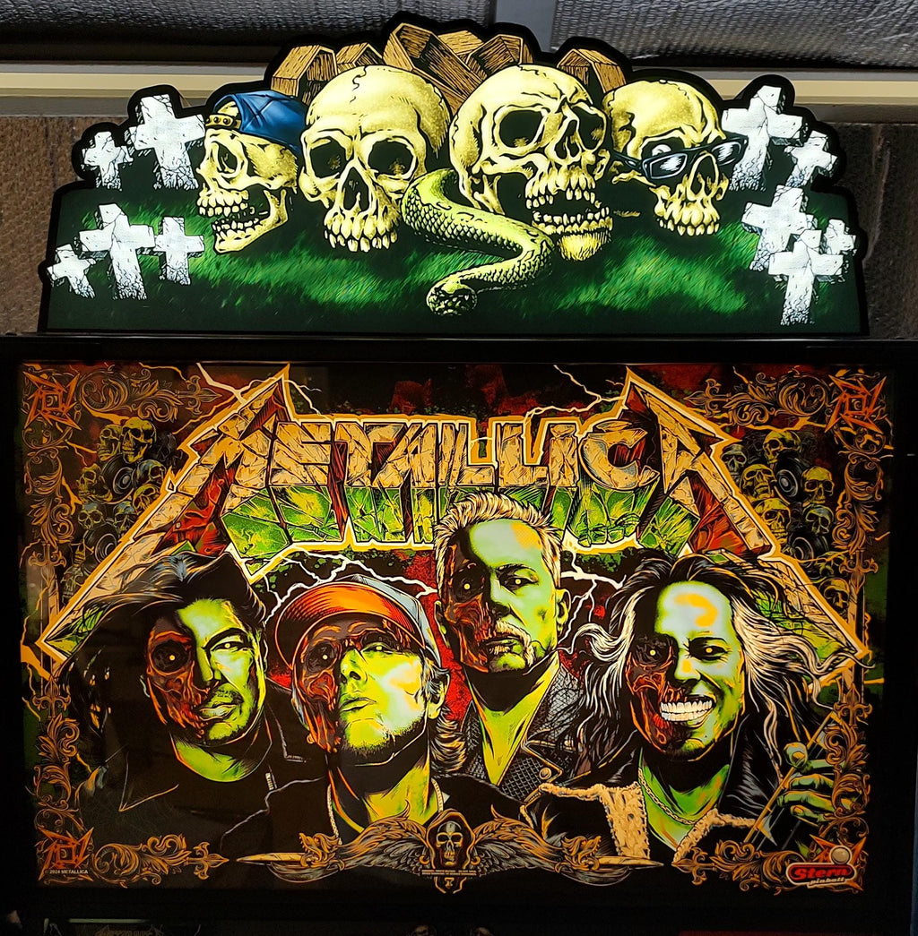 Stern Metallica Remastered Skull Topper