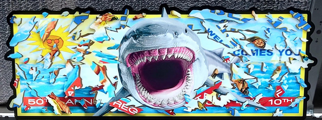 Stern Jaws Billboard Topper