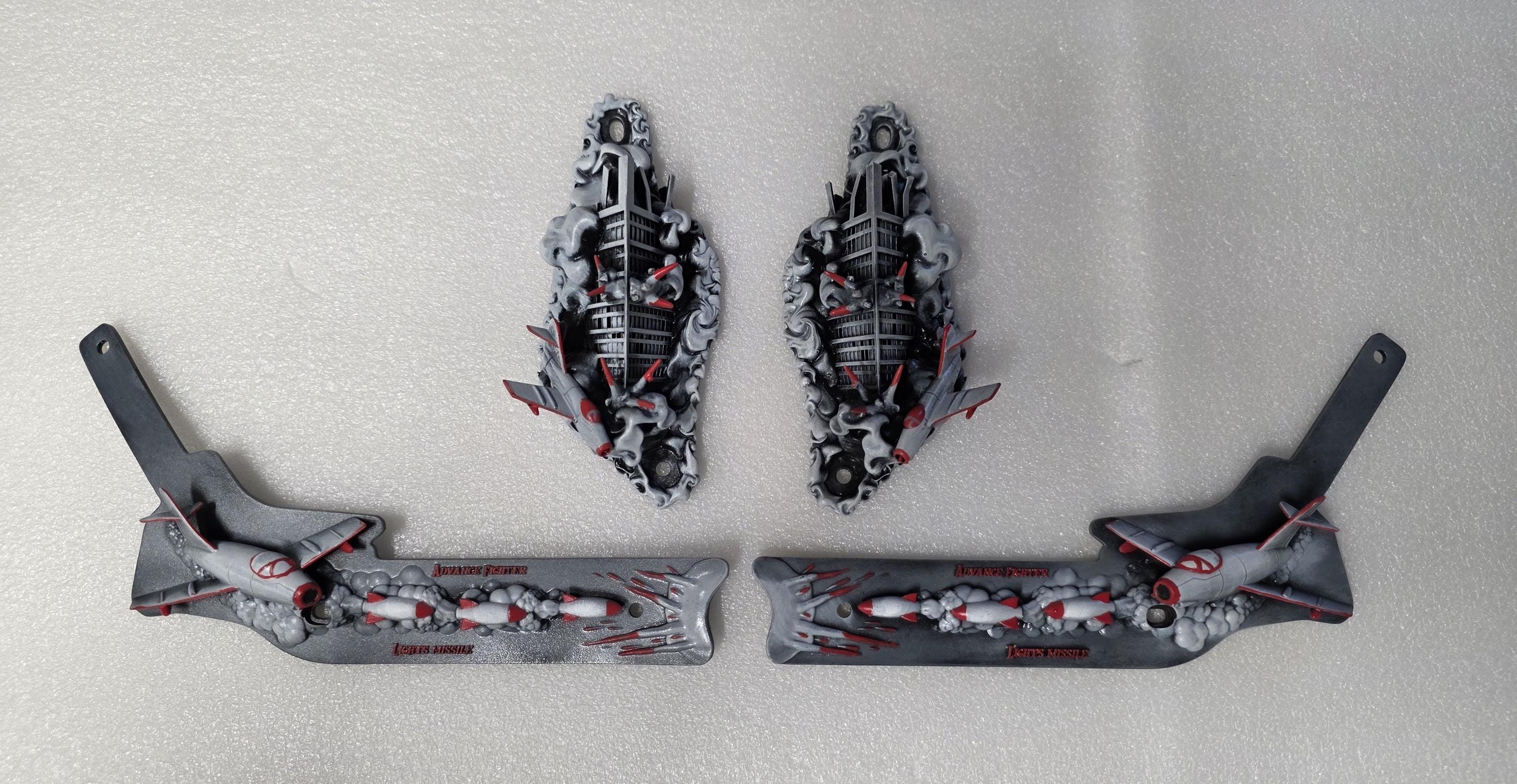 Godzilla 70th 3D Slingshot / Lane Guide Mod